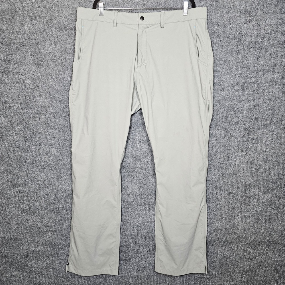 Galway Bay Polartec Golf Rain Pants Mens 40/36 Gray Waterproof Performance Gear